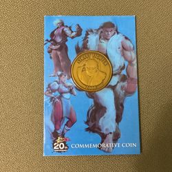 Street Fighter 20th Anniversary Commemorative Coin Capcom IV