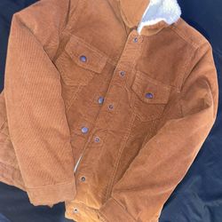 Girls Corduroy Fleece Jacket  