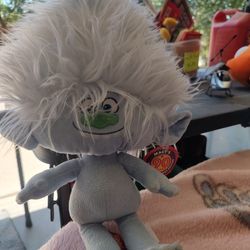Dreamworks Trolls World Tour Silver Guy Diamond  Large 16" Plush 9