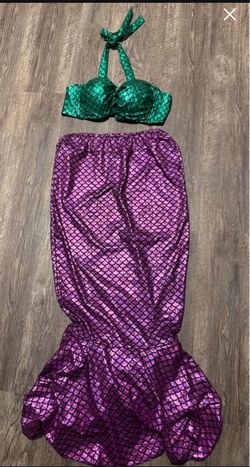 Little mermaid adult one size fits all costume in like new condition