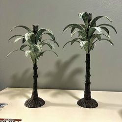 Tommy Bahamas Palm Tree Candle Stick Holder.