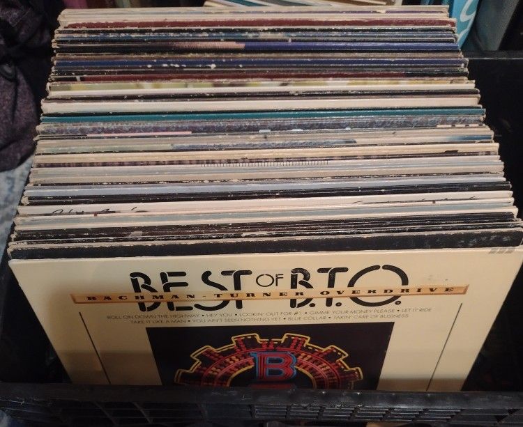 (65) Vinyl LP Records, 70s, 80s, Rock, Pop, See The Pics