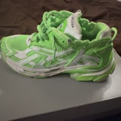 Green Balenciaga Runners Size 11