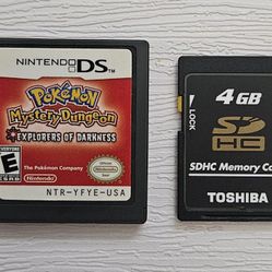 Pokemon Mystery Dungeon & New Super Mario Bros 2 (Nintendo DS) - Games only