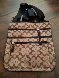 Crossbody bag, brown. New.