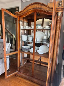 China Cabinet AND Noritake Set