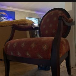 Set Of Apolstered Arm Chairs 