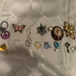 Lot Of 16 Different Vintage Pendants