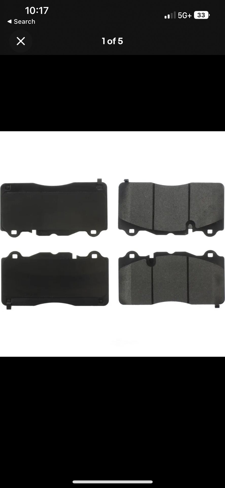 Disc Brake Pad Set Front Centric 104.18350 