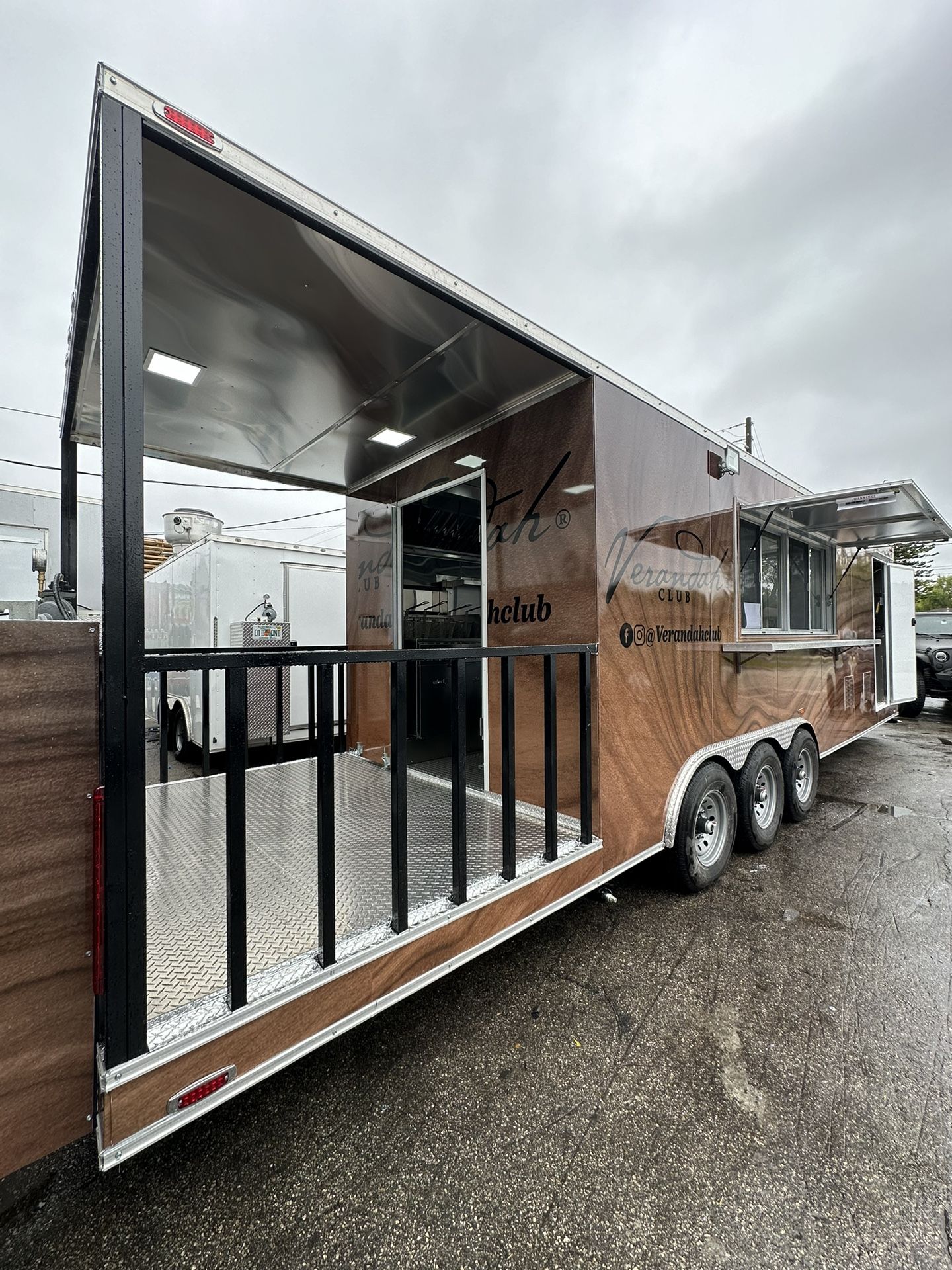 Food Trailer Concession Trailer With Porch FOOD TRUCK