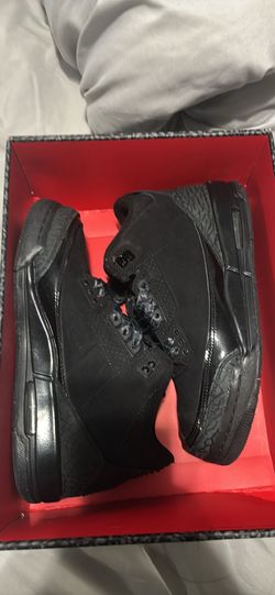 Black cat air jordan 3s