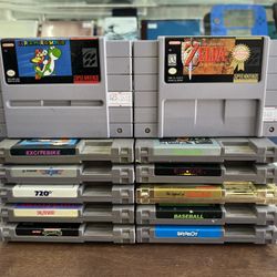 Nintendo & Super Nintendo Games *PRICES IN DESCRIPTION PLEASE READ*
