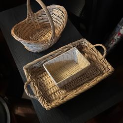 WICKER BASKETS