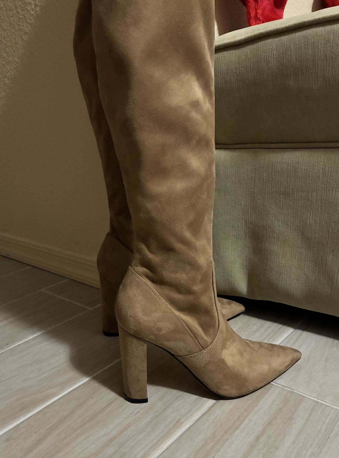 Like-New Marc Fisher Garalyn. Over-The-Knee Boots!