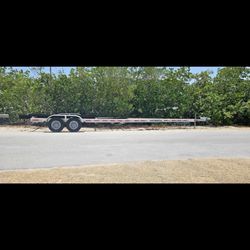Boat Trailer 14600 Libras Continenral Freno En Los 2 Ejes Como Nuevo Titull En Mano 