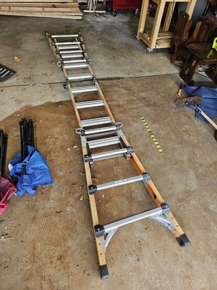 Heavy Duty Mult-position Ladder And Step Ladder