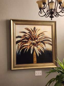 Huge Palm Tree Painting 43"×43"