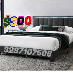 Queen Size Mattress And Bed Frame 
