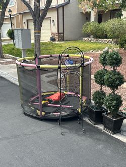 On the curb