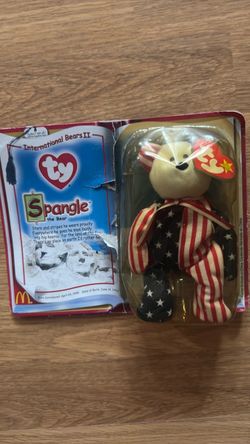 Ty Beanie Baby Spangle the Bear McDonald's