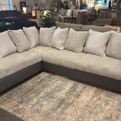 OM• $38 Initial • Brand New Clairette Sectional With Chaise 