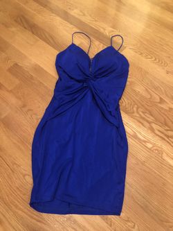 Royal Blue Fashion Nova dress NWT