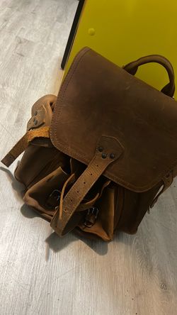 Backpack  leather saddle bag