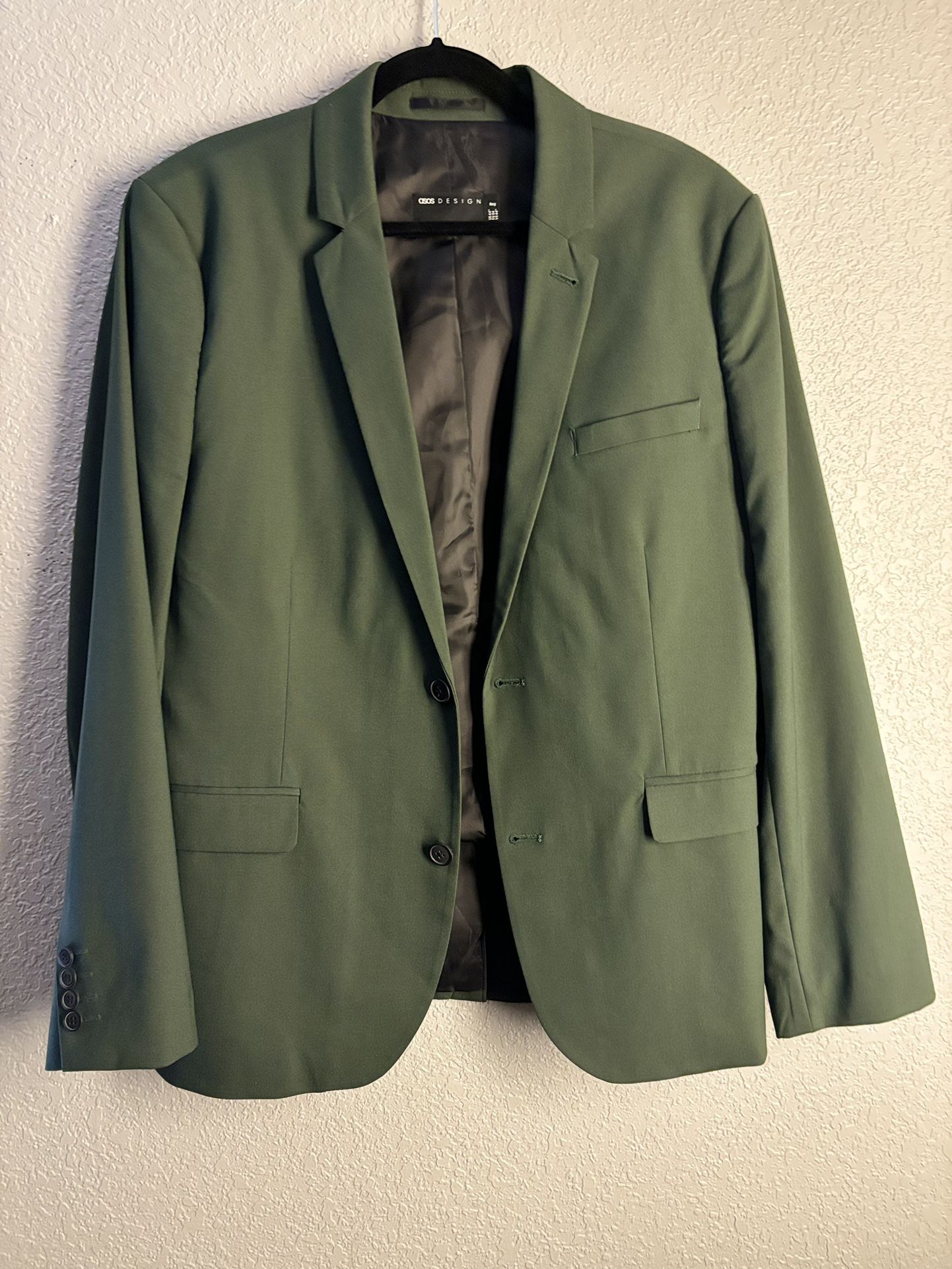 Mens Green Suit Set