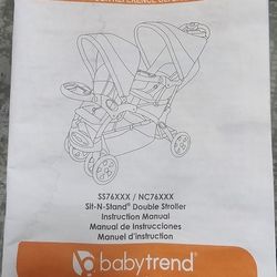 Babytrend Sit N' Stand Double Stroller 