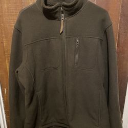 Men’s Large Eddie Bauer Fleece Jacket Coat