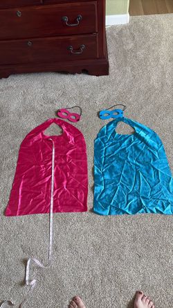 Kids costume capes and masks Halloween dress up