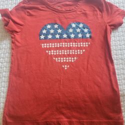 4th Of July Shirt Girls