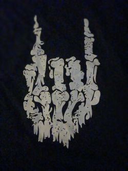 Skeleton hand SHEIN shirt