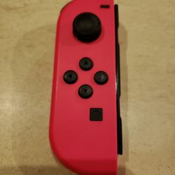 Neon Pink Nintendo Switch Left "-" Joy-Con $30