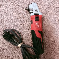Milwaukee 13-Amp 5 in. Small Angle Grinder with Lock-On Slide Switch Without accessories