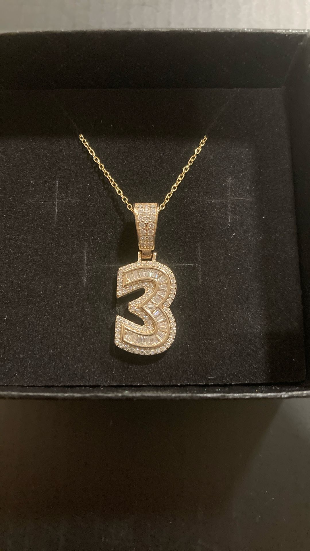 🚨 Baguette #3 VVS Moissanite Pendant PASSES DIAMOND TESTER