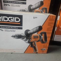 Ridgid 1/2" Spade Handle Mud Mixer 