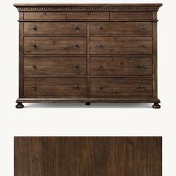 Restoration Hardware St. James 11 Drawer Dresser