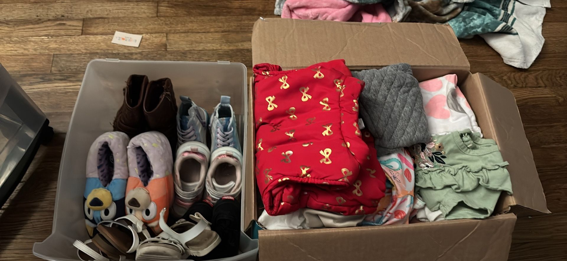 Baby Girl Clothes 18m-2t And Shoes 4-5