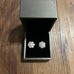 8 mm 12mm 15mm Flower Cluster Earrings 