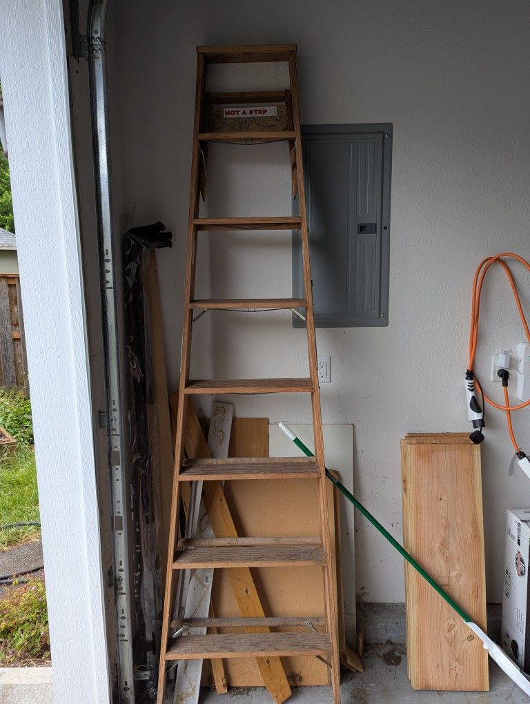 8ft Ladder Wood
