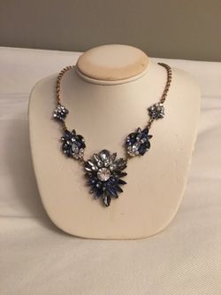 Flower crystal Necklace