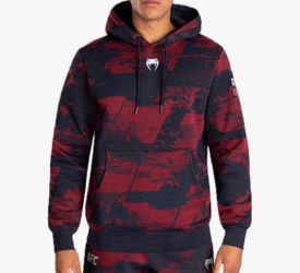 Venum UFC Zenith Men's Fight Week Hoodies XL burgundy/navy blue/silver
