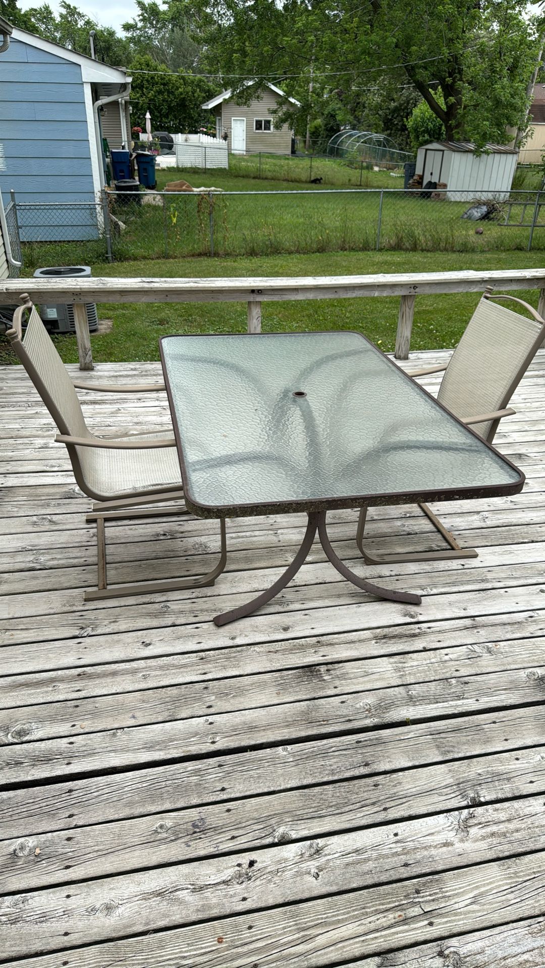 Patio Table With 2 Chairs