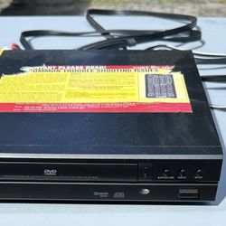 COBY DVD PLAYER (including cords)