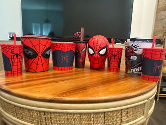 Spiderman buckets & cups  ( prices vary )