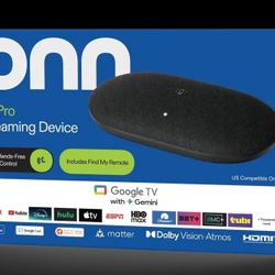 ONN 4K Pro Streaming GoogleTV  Device ~Movies Series Live TV  Sports Music~ English & Spanish 