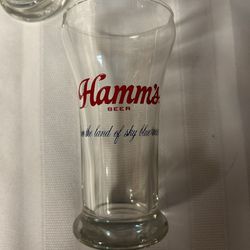 Hamm’s Beer 6oz Glasses (6) Six