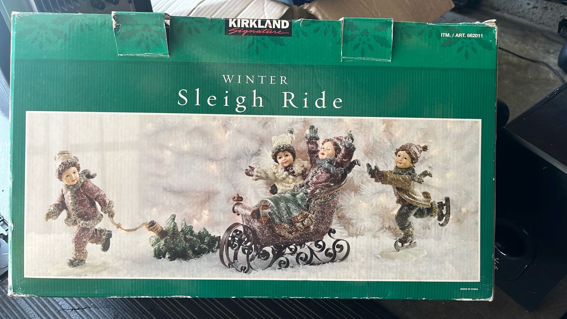Winter Sleigh Ride Christmas Decoration 4 Piece Set  Kirkland