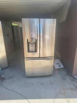 LG Refrigerator stainless steel 3 door